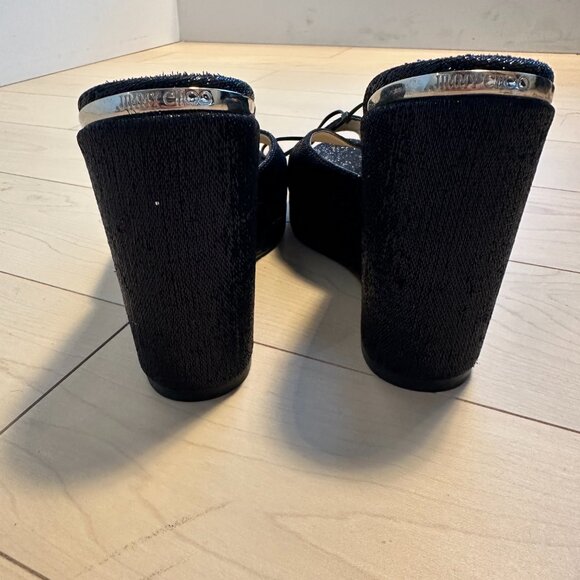 Jimmy Choo Platform Black Shoes 36 size - Picture 3 of 8